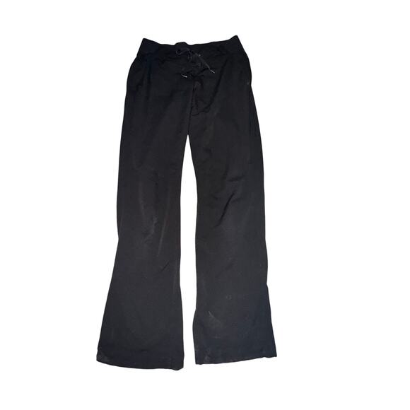 Athleta Midtown Trouser Women's Size 2 Black Pants Mid Rise Drawstring Pockets - Picture 1 of 6
